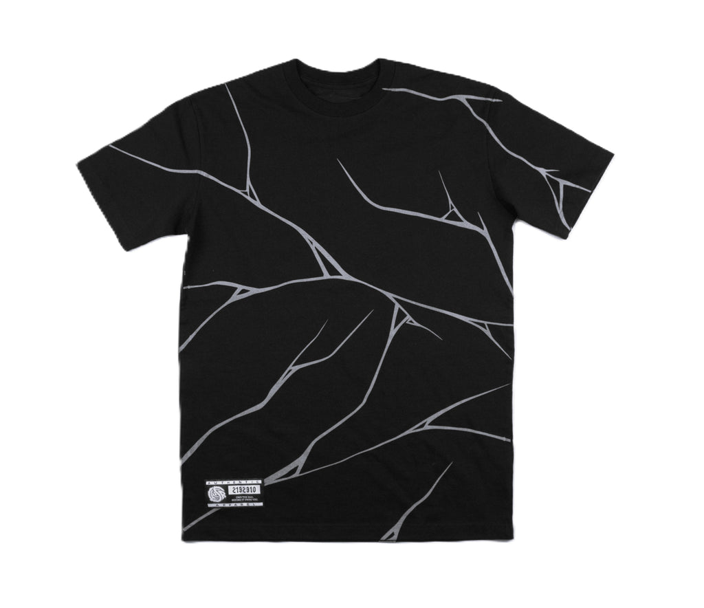 HUFR- Cracked Tee (Black)