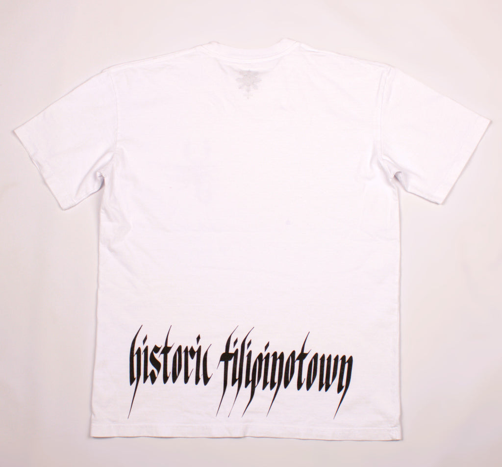 Historic Filipinotown Priti x BBOE Tee LB (White) (Copy)